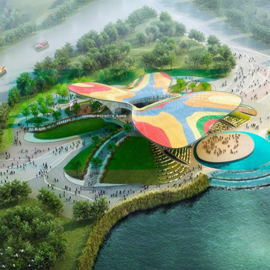 Picture of Steel Constructure Project 6-Beijing World Horticultural Exposition Performance Square - Gui Rui Theater