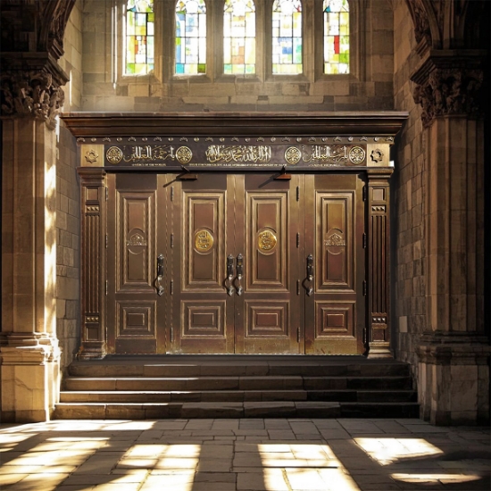 Picture of Relief Carved Large Size Heavy-Duty Multi-Panel Church Door