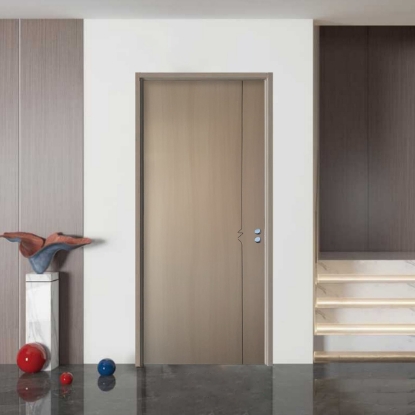 Picture of Light Walnut Grain Minimalist Standard Interior Door
