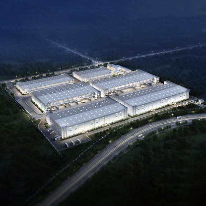 Picture of Core Node of China Smart Logistics Network in Xi'an High-tech Zone
