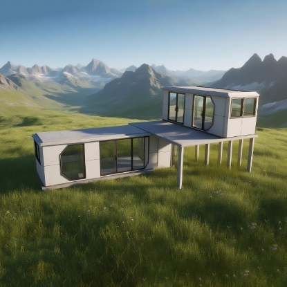 Slika Multi-level Design - Space Capsule House - Original Design