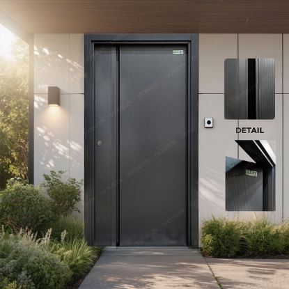 Slika Vertical Handle Metal Entrance Door