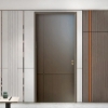 Picture of Dark Walnut Grain Cross-Line Standard Interior Door