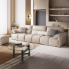 Picture of Elephant-ear style straight-row upholstered sofa